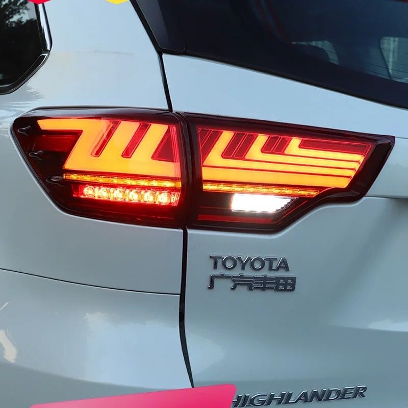 Задние Фонари Toyota Highlander XU 50 тюнинг Led оптика
