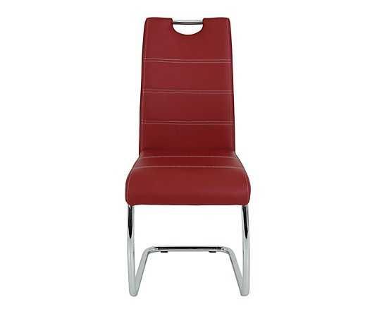 2 Krzesła VidaXL 42 x 52,5 x 100 cm odcienie czerwieni 2 szt.
