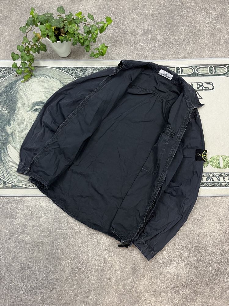 Stone Island Over Shirt куртка зипка zip пуловер jacket Стон Патч М