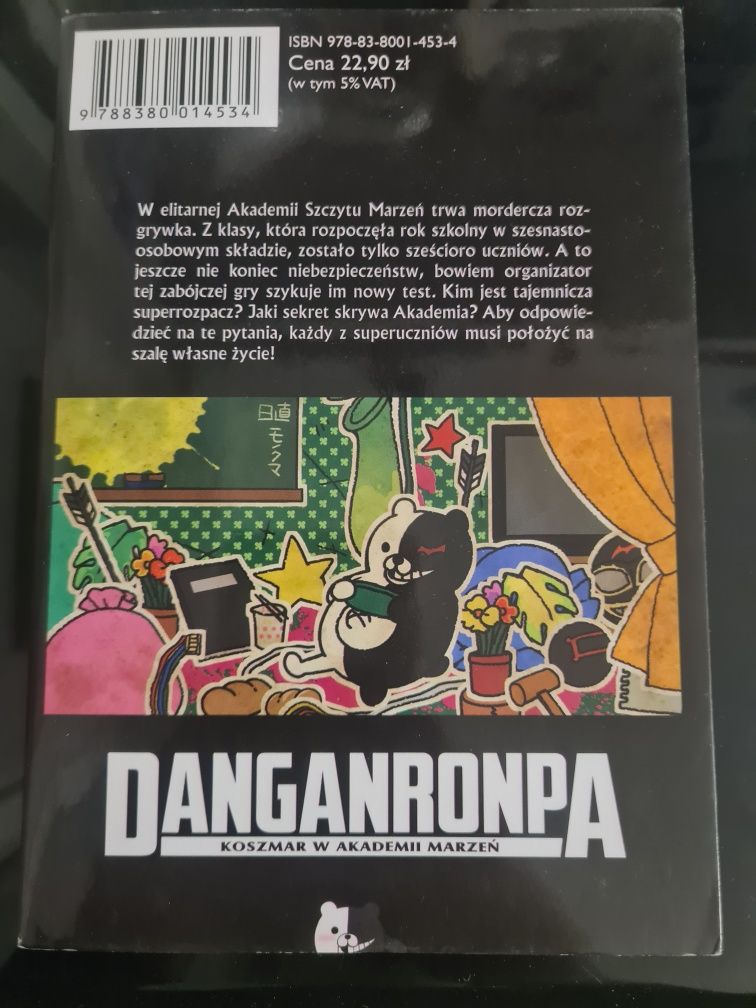 Danganronpa tom 1, 2, 3