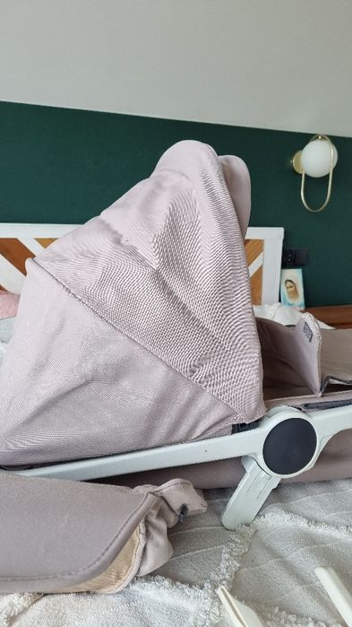 Greentom carrycot gondola i reversible beige, zaślepki,