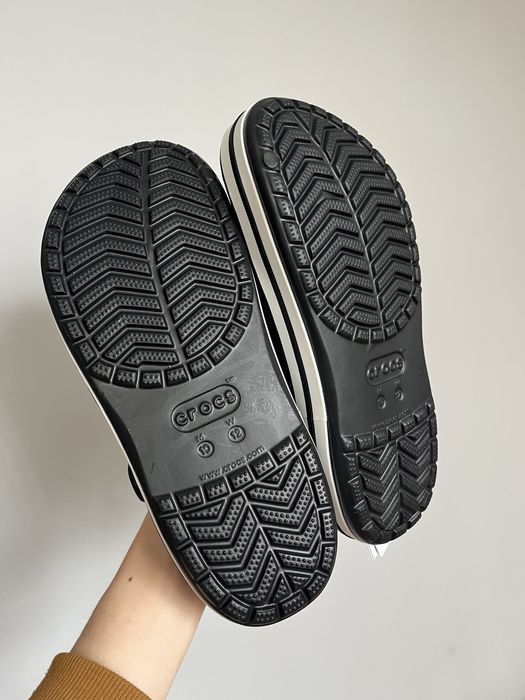 Крокси чорні баябенд crocs bayaband black