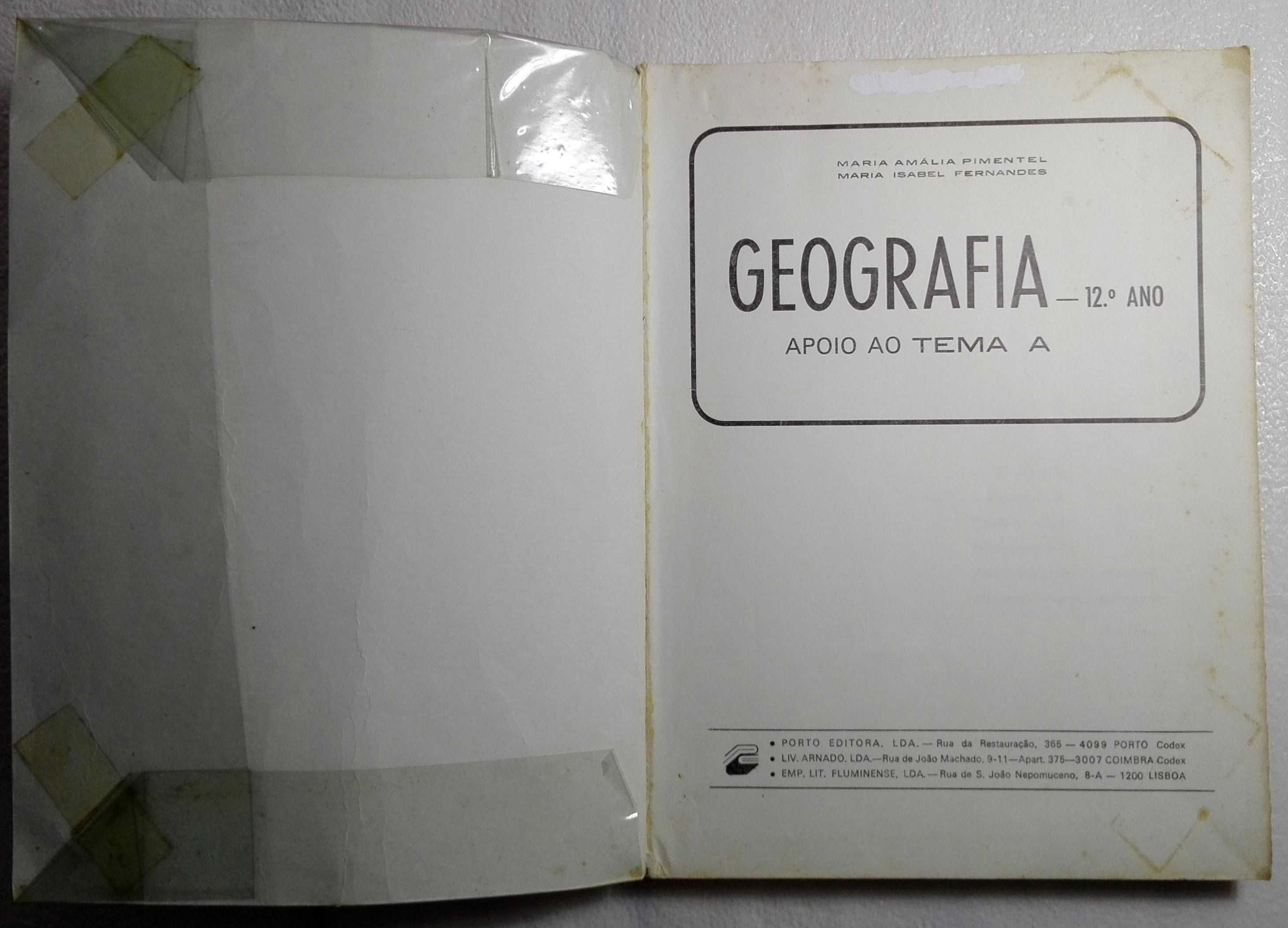 Livros Apoio ao Tema a Geografia - 12º ano