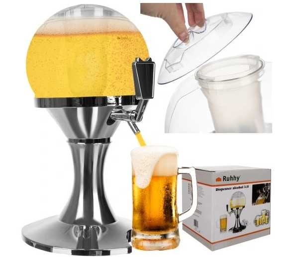 Dystrybutor Alkoholu Dozownik Dyspenser Nalewak do Piwa na Impreze3.5L