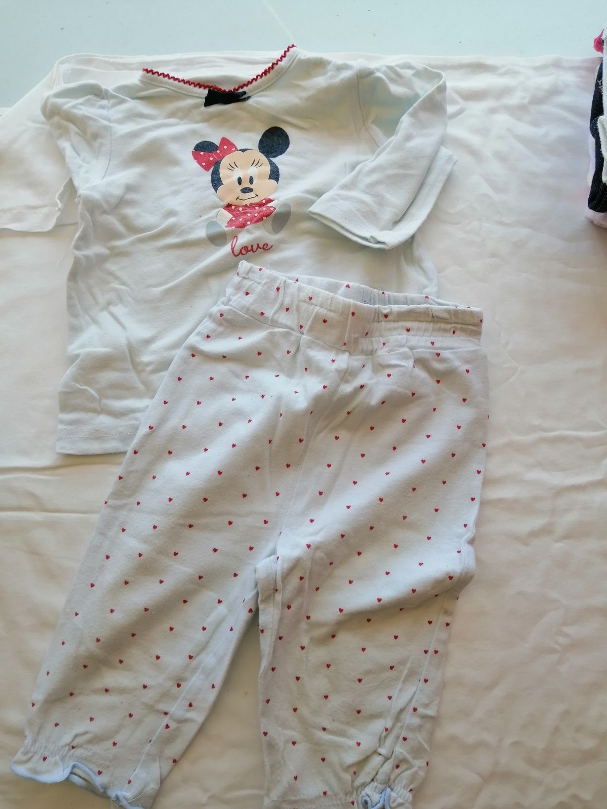 Lote de roupa de menina 6 meses