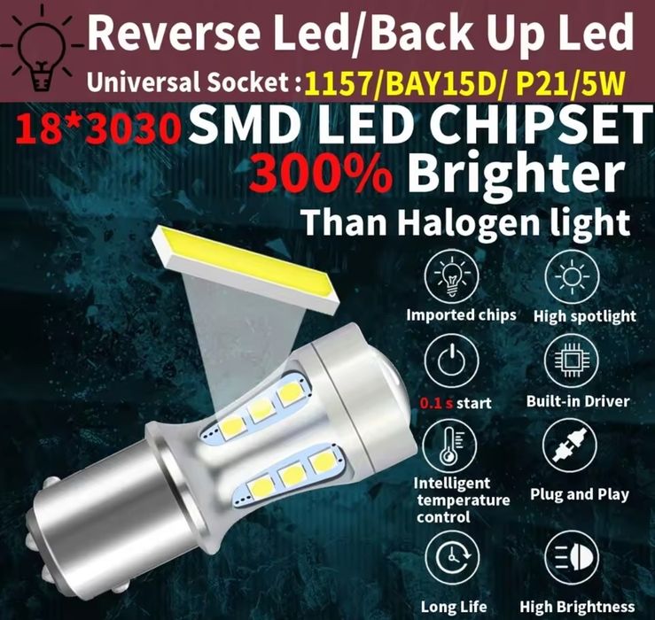 Żarówki BA15S 21W komplet