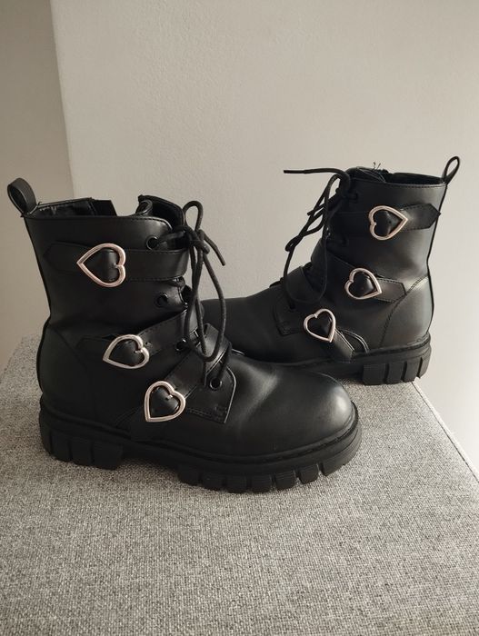 Botki czarne r.35