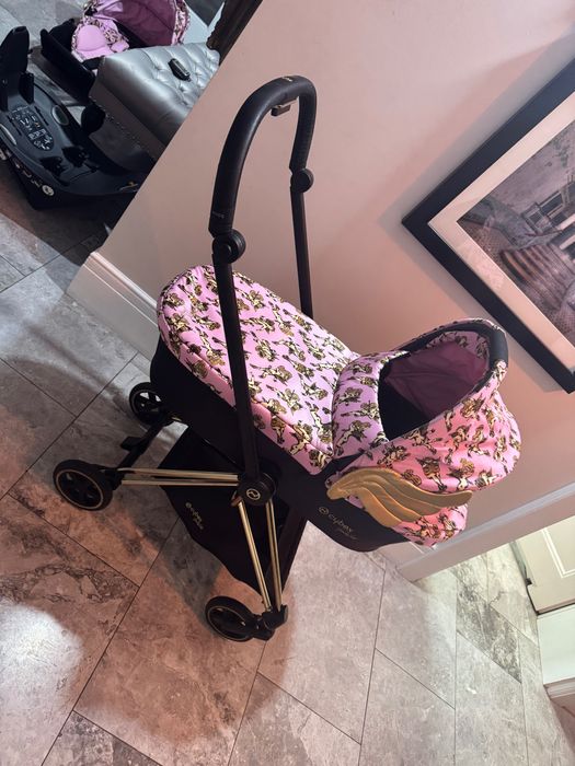 Wózek cybex, gondola, spacerówka,  fotelik, caly zestaw stan jak nowy