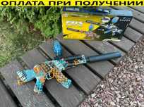 Игрушечный автомат детский на орбизах с прцелом‼️ стреляет очередями‼️