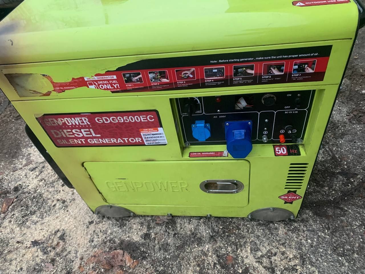Генератор genpower gdg 9500 ec