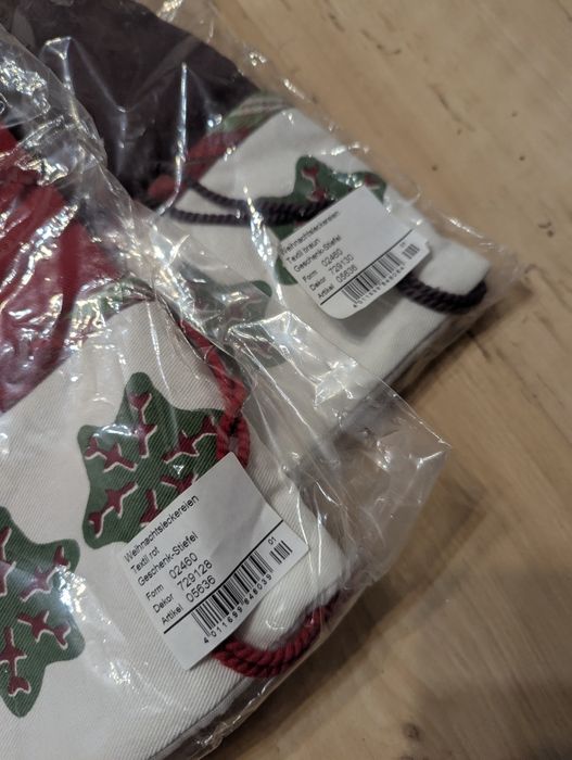 Hutschenreuther 2 świąteczne buty na prezenty skarpety nowe