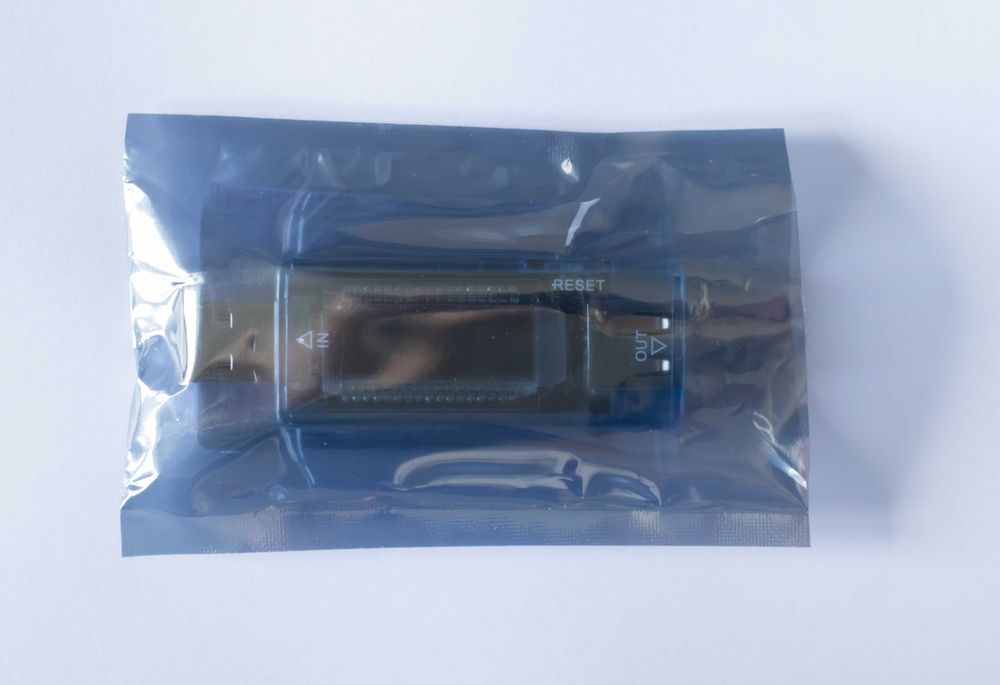 Вимірювач напруги, струму, ємності, тестер акумулятора, USB A - USB A