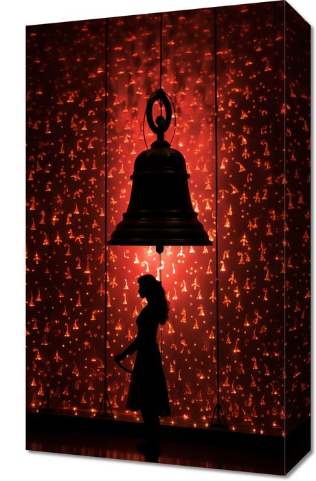 Obraz 30x50cm Oświetlona Cisza