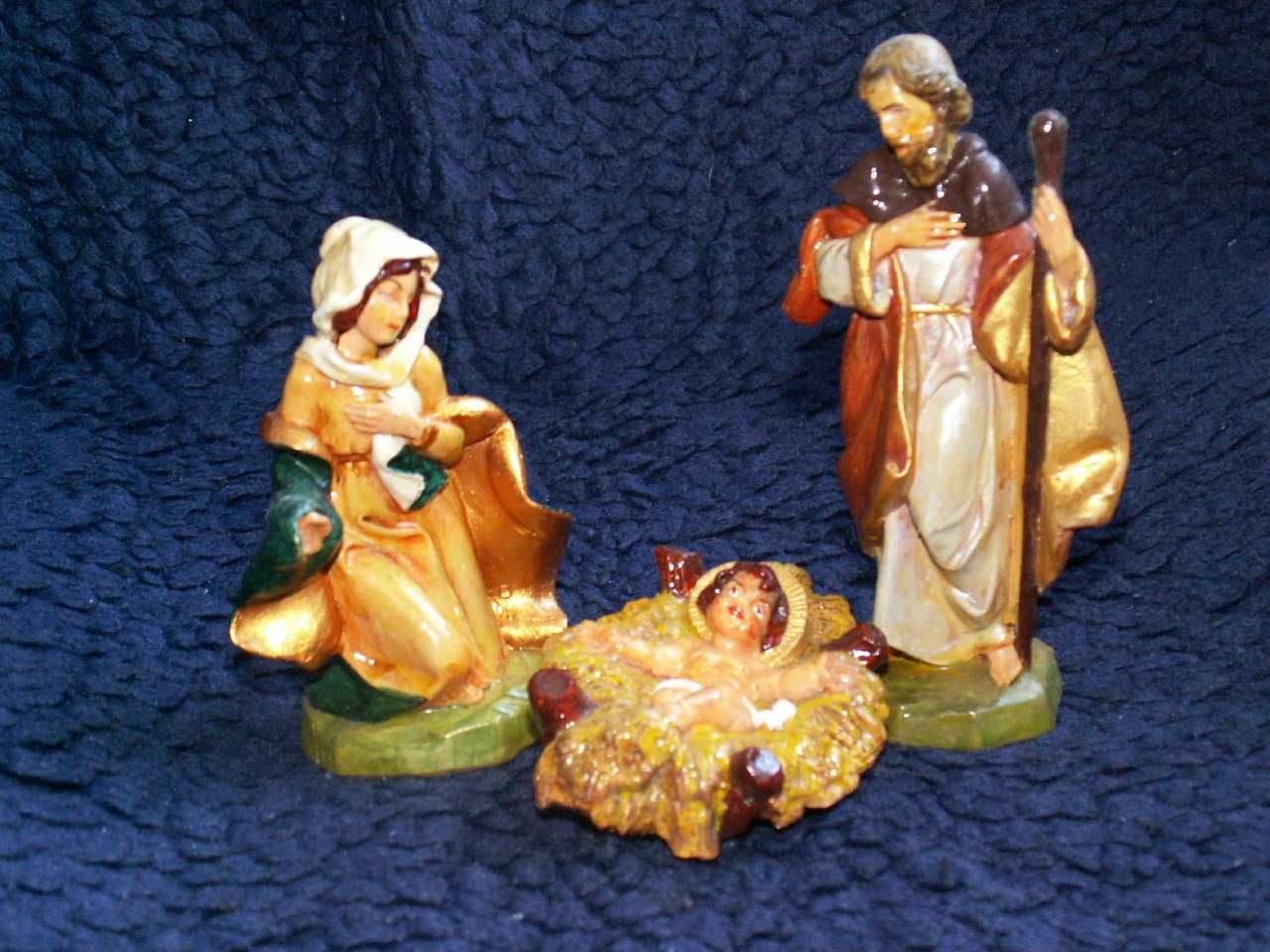 Rodzina święta do szopki  12 cm - Styl włoski - Szopka -Stajenka