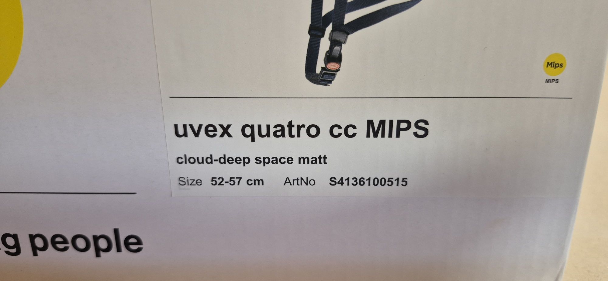 Kask Uvex Quatro cc Mips. Rozmiar 52-57cm.