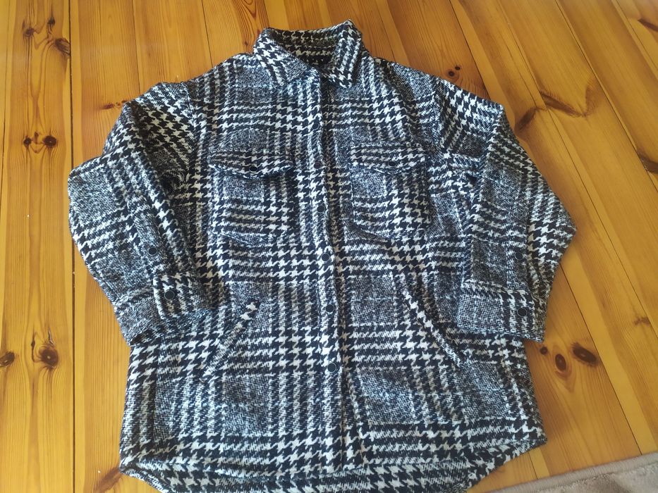 Kurtka koszulowa Damska tkana marynarka koszulowa Tchibo, wzorzysta, s