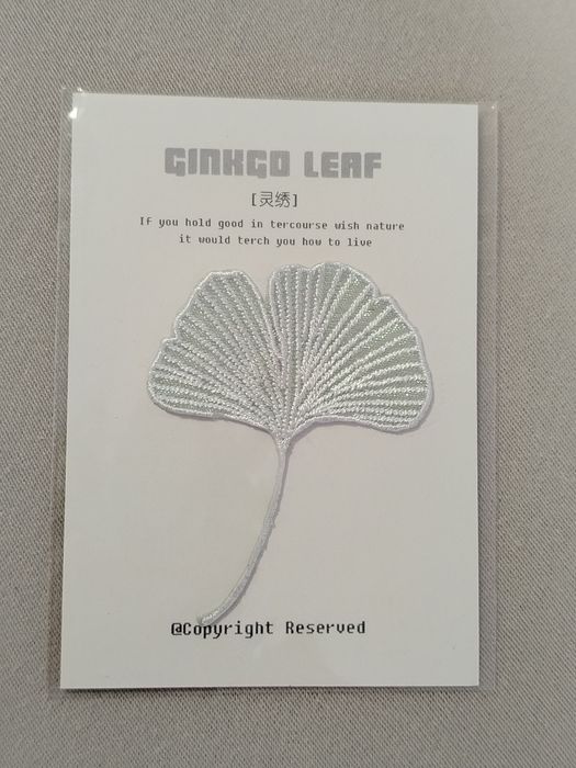 Naszywka liść ginkgo