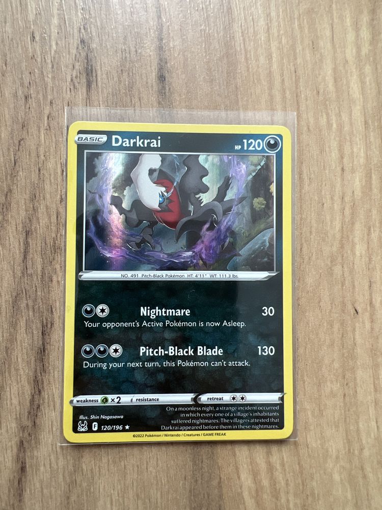 Karta Pokemon Darkrai 120/196 Lost Origin