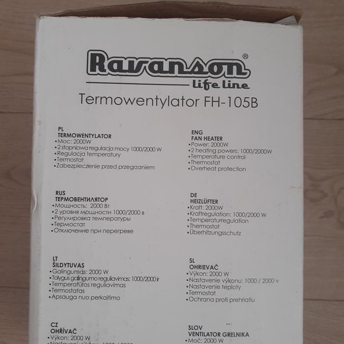 Termowentylator w bardzo dobrym stanie