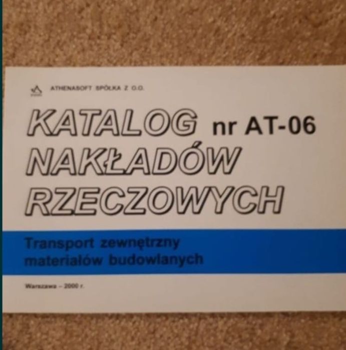 Katalog nakładów rzeczowych