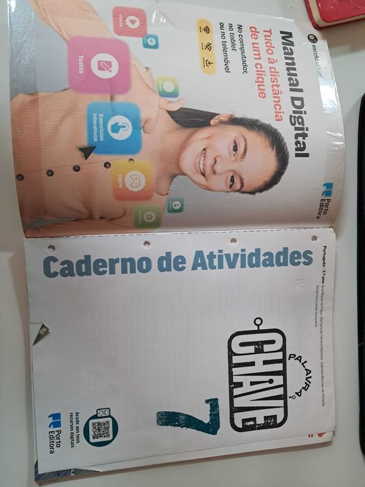 Caderno de Atividades/SOS Leitura - Palavra-chave - Português 7.º Ano