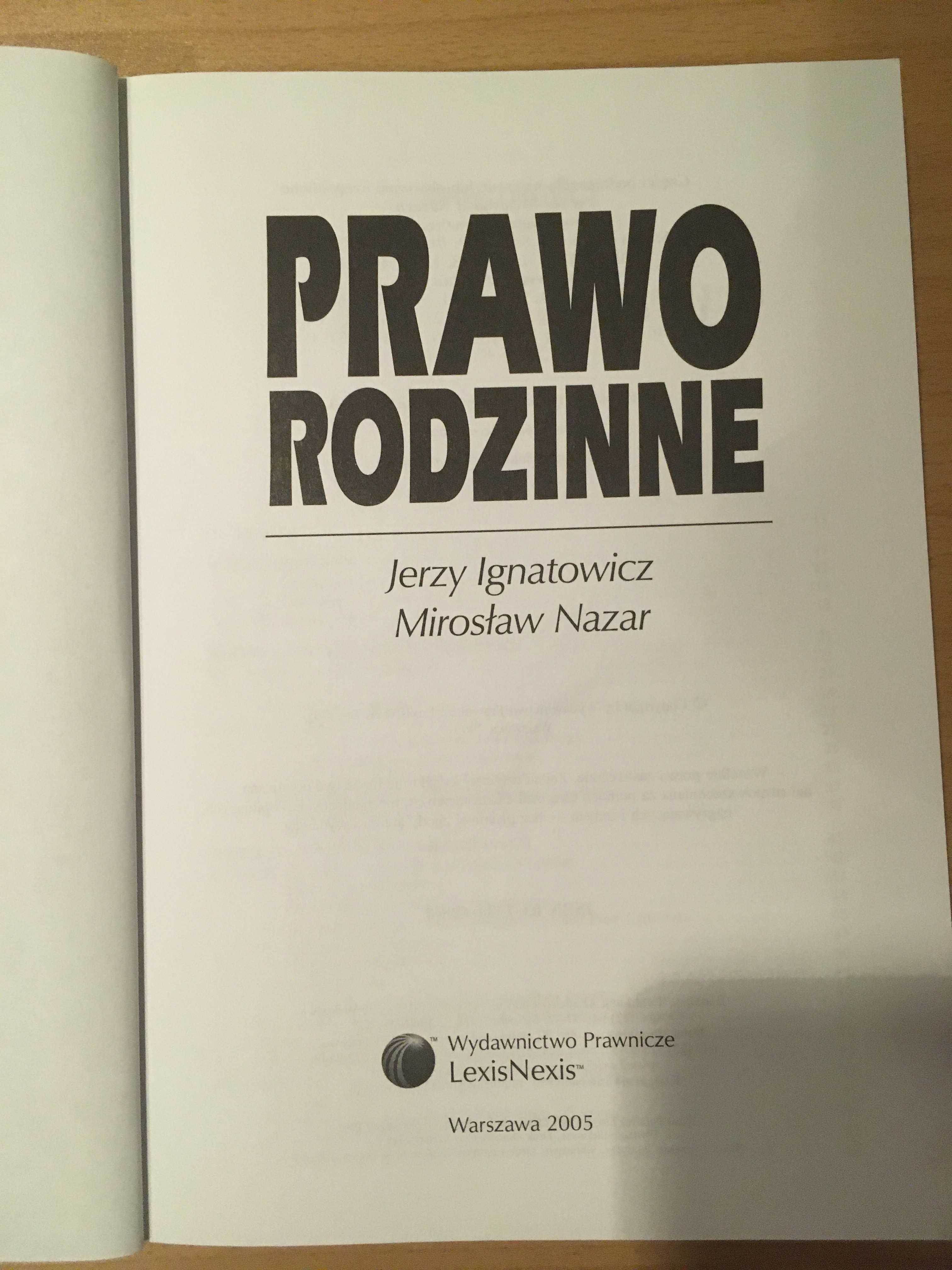 Prawo rodzinne, Jerzy Ignatowicz, Mirosław Nazar