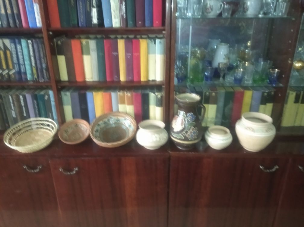 глек тарелки макитра глиняные ваза