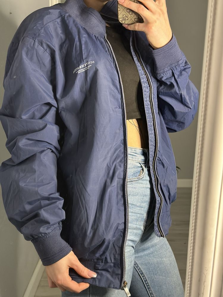 Męska granatowa kurtka przejściowa / Scotch& Soda / M