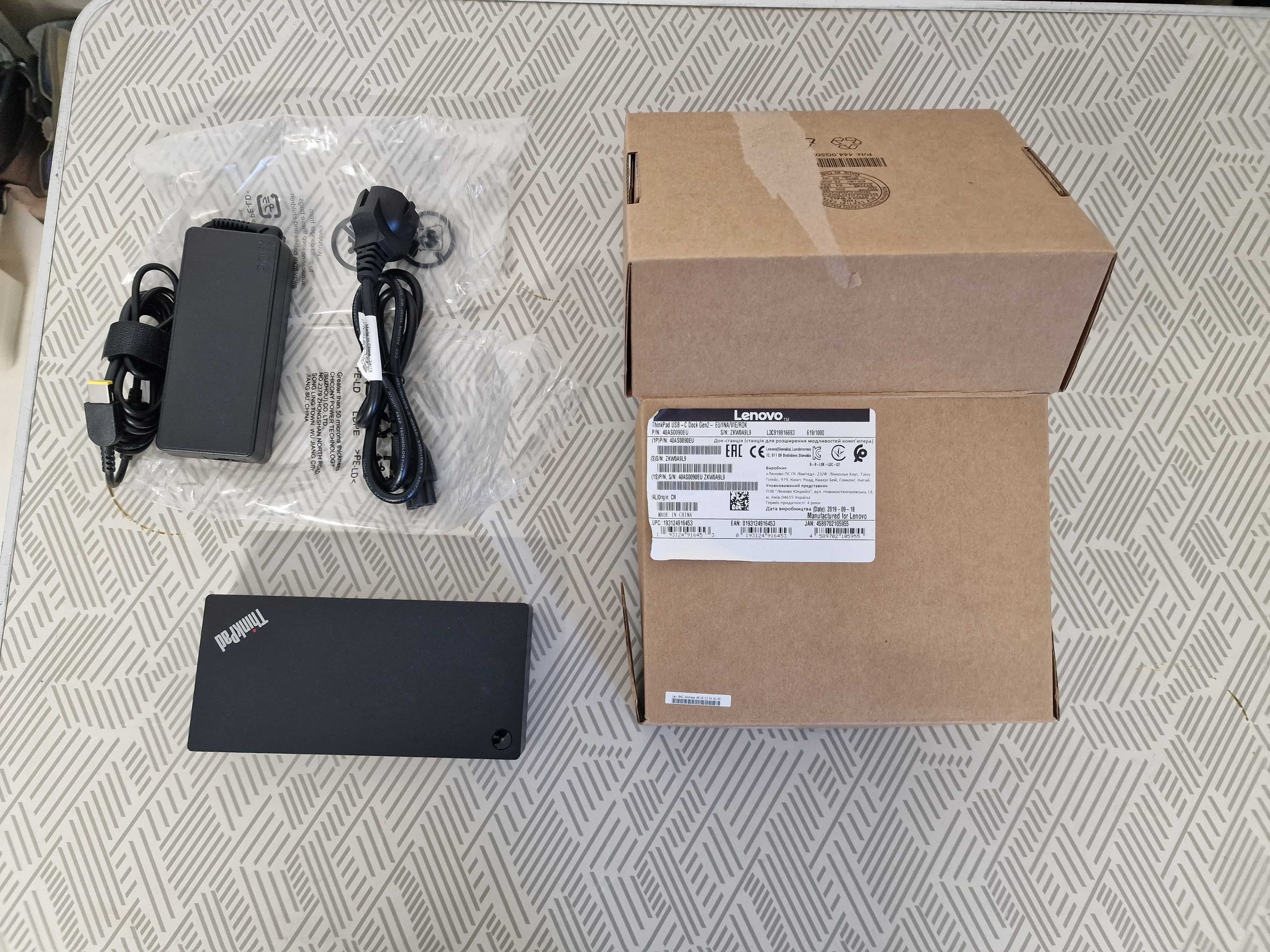 Lenovo ThinkPad USB-C Dock Gen 2 (40AS0090EU)