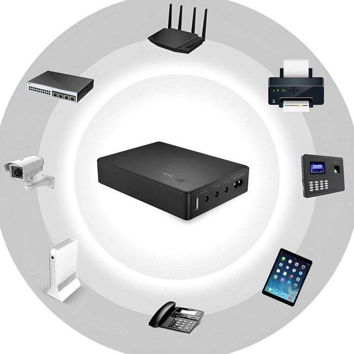 Mini UPS 37Wh ‼️ para Router WiFi ‼️ Câmaras ‼️ AC DC 5V 9V 12V