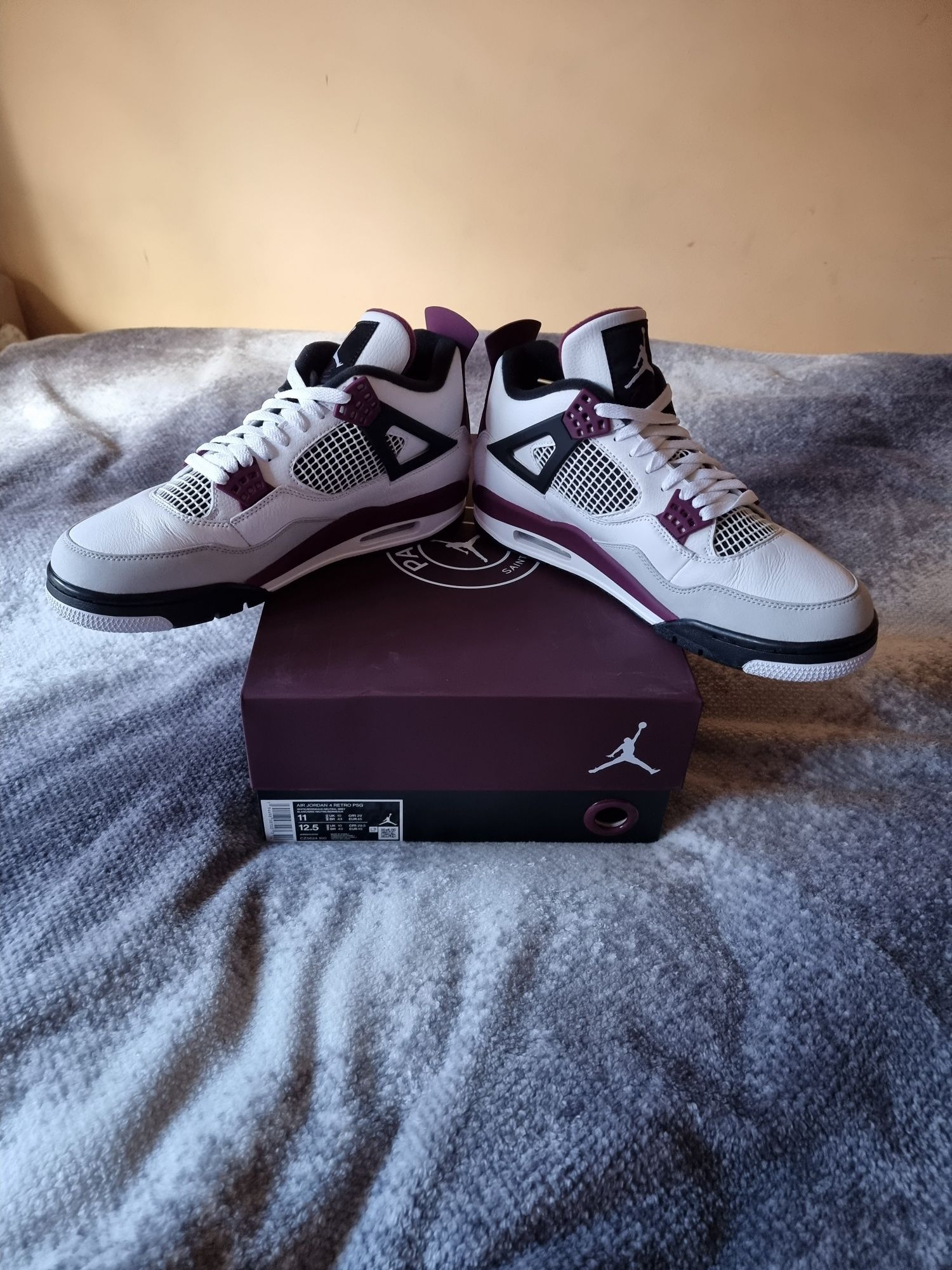 Nowe buty air Jordan 4 retro PSG rozmiar 11 (45 EU)