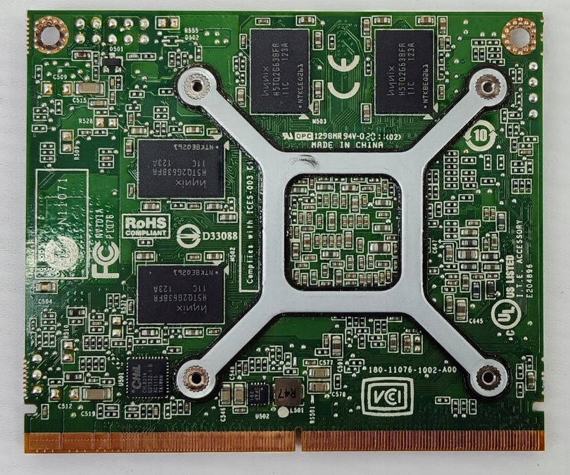 Відеокарта nvidia quadro 1000m 2gb mxm