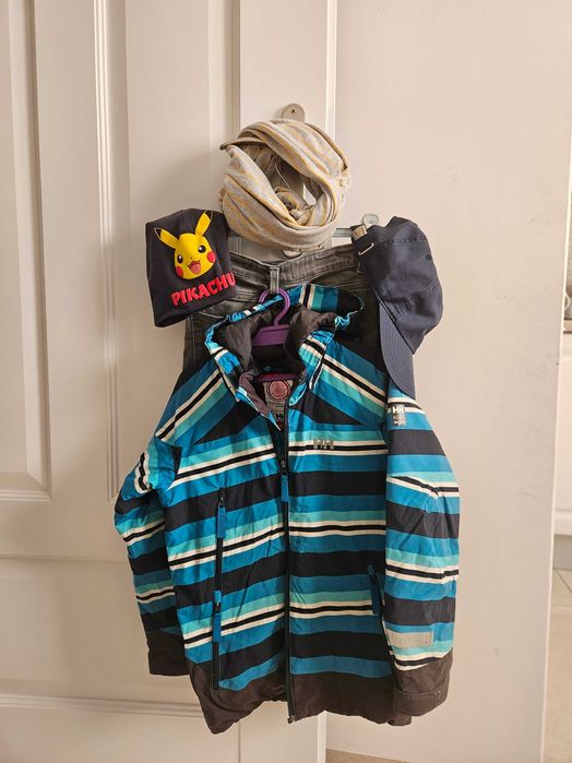 zestaw ubrań bluza jeansy spodnie kurtka koszulki 116 122 hm zara