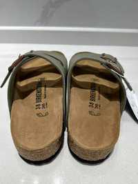 BIRKENSTOCK Arizona Kapcie w zielony EU 38 Unisex Nowy i nieużywany