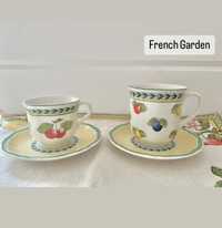 Villeroy Boch French Garden чашка 150мл 300 мл блюдце 15см