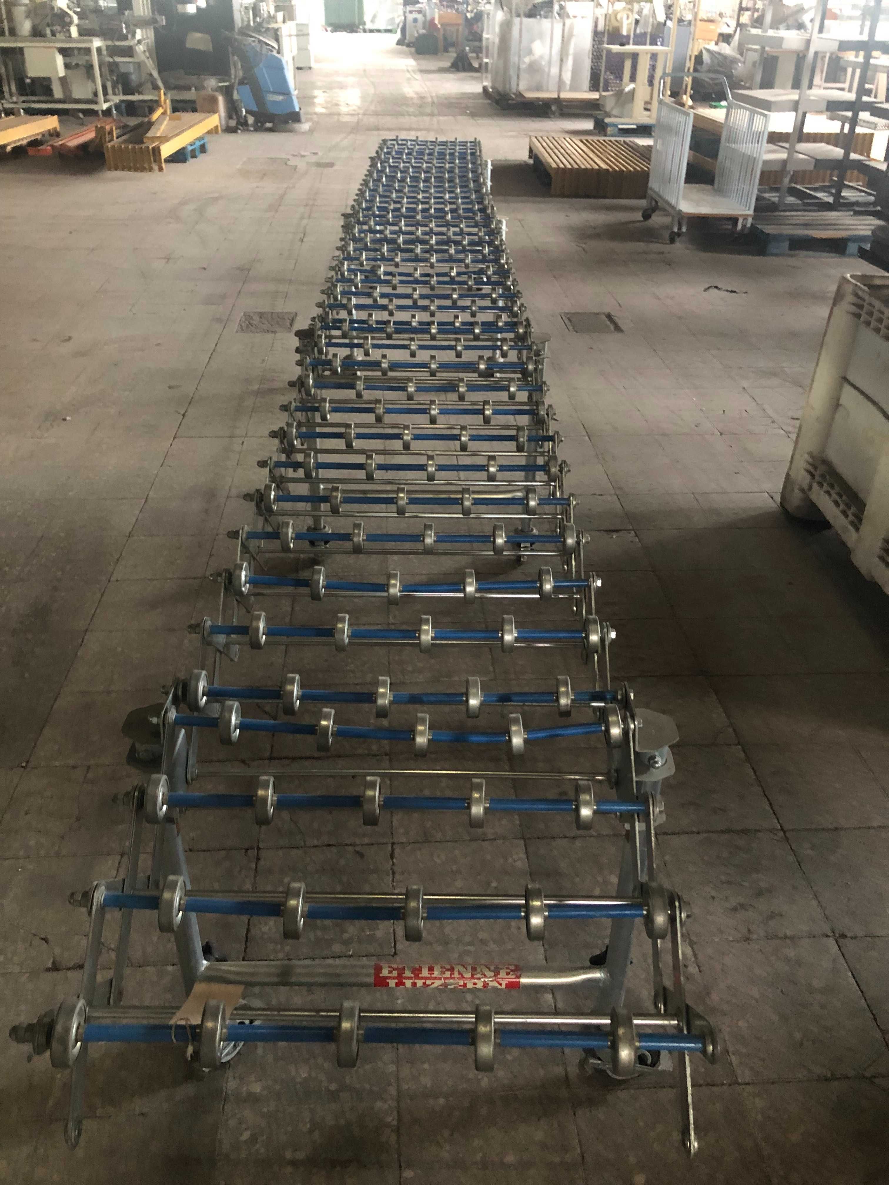 Tapete transportador flexível e extensível
