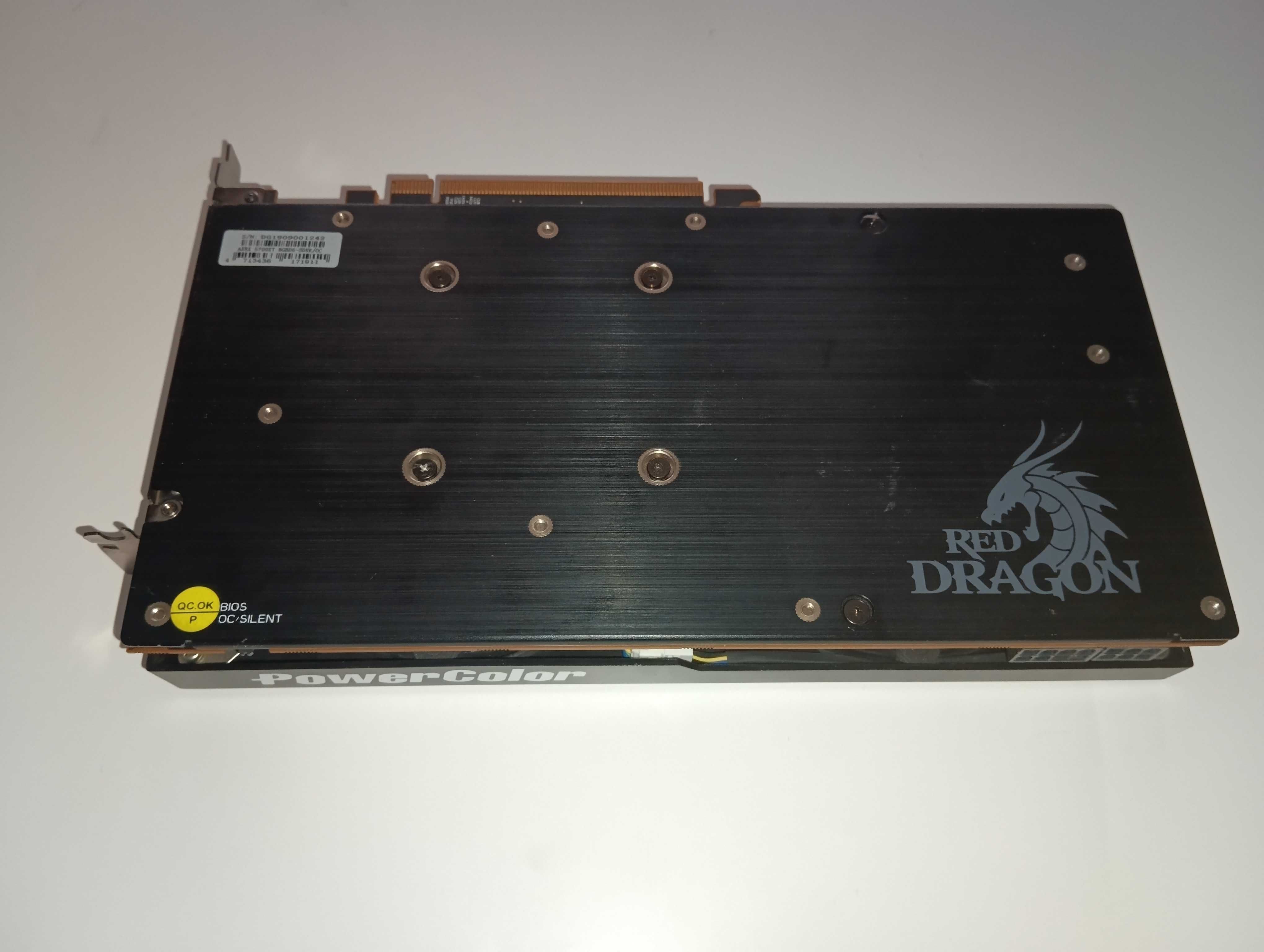 Видеокарта мощная PowerColor Radeon RX 5700 XT Red Dragon 8GB