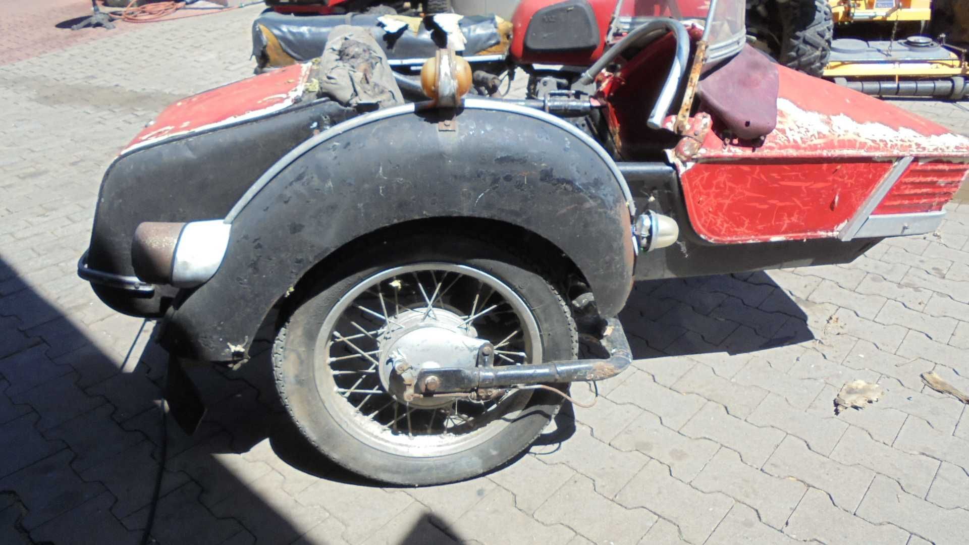 mz ts trophy 250 z wozkiem bocznym kompletny weteran