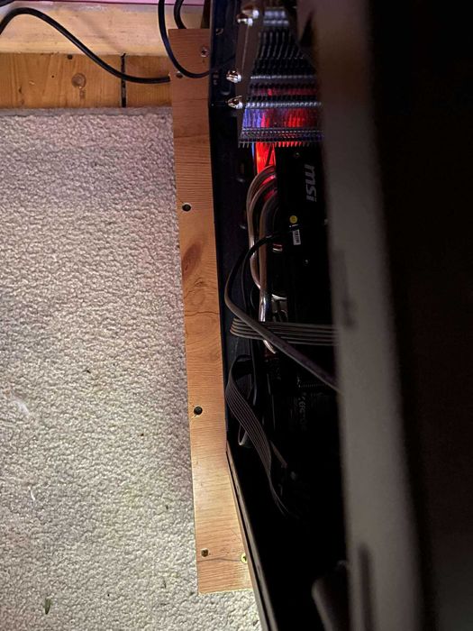 Zestaw mebli, komoda, szafa, biurko, 2 szafki wiszące