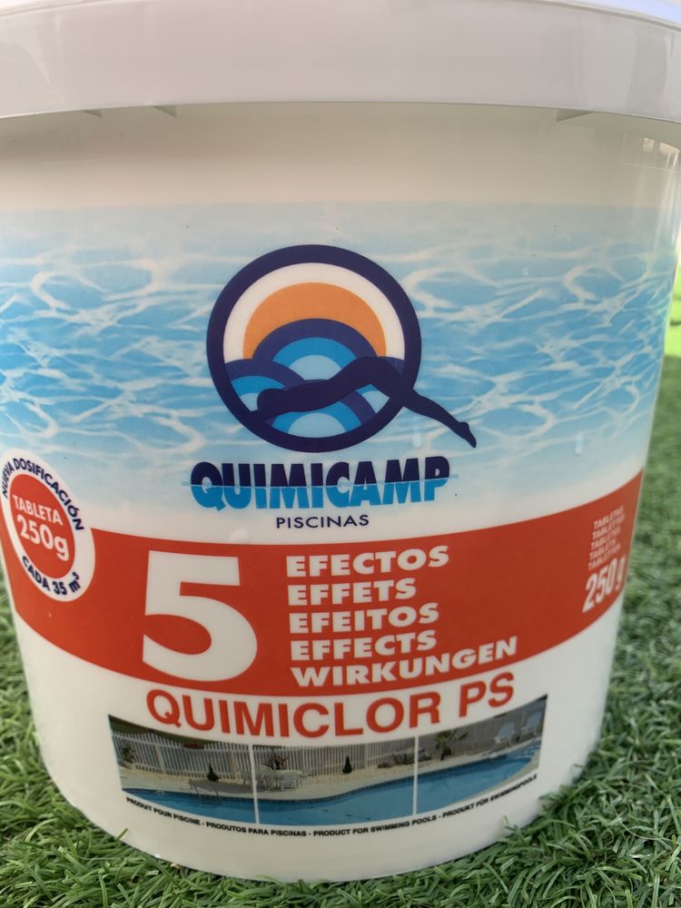 Pastilhas cloro para piscina