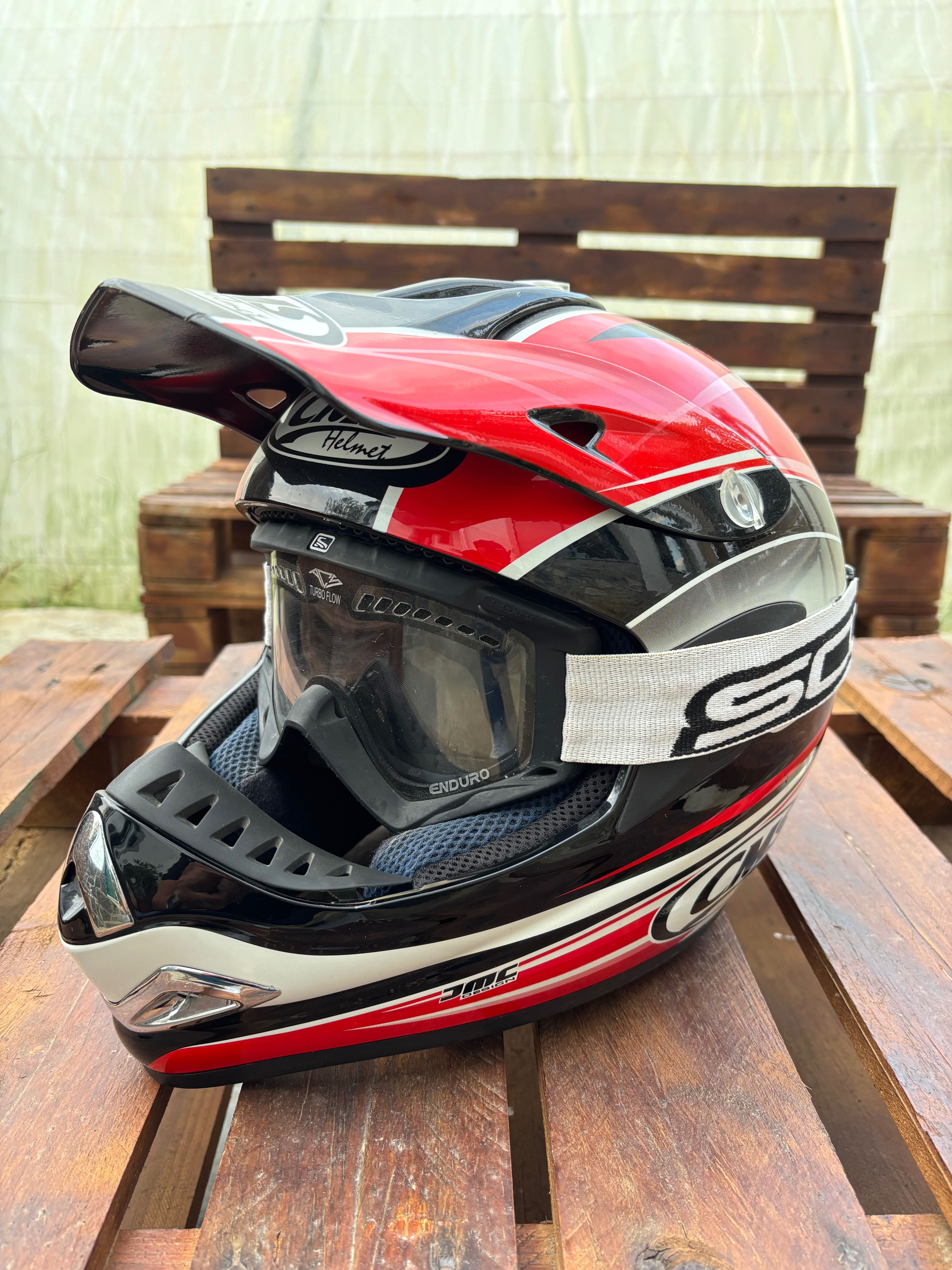 Capacete motocross CMS