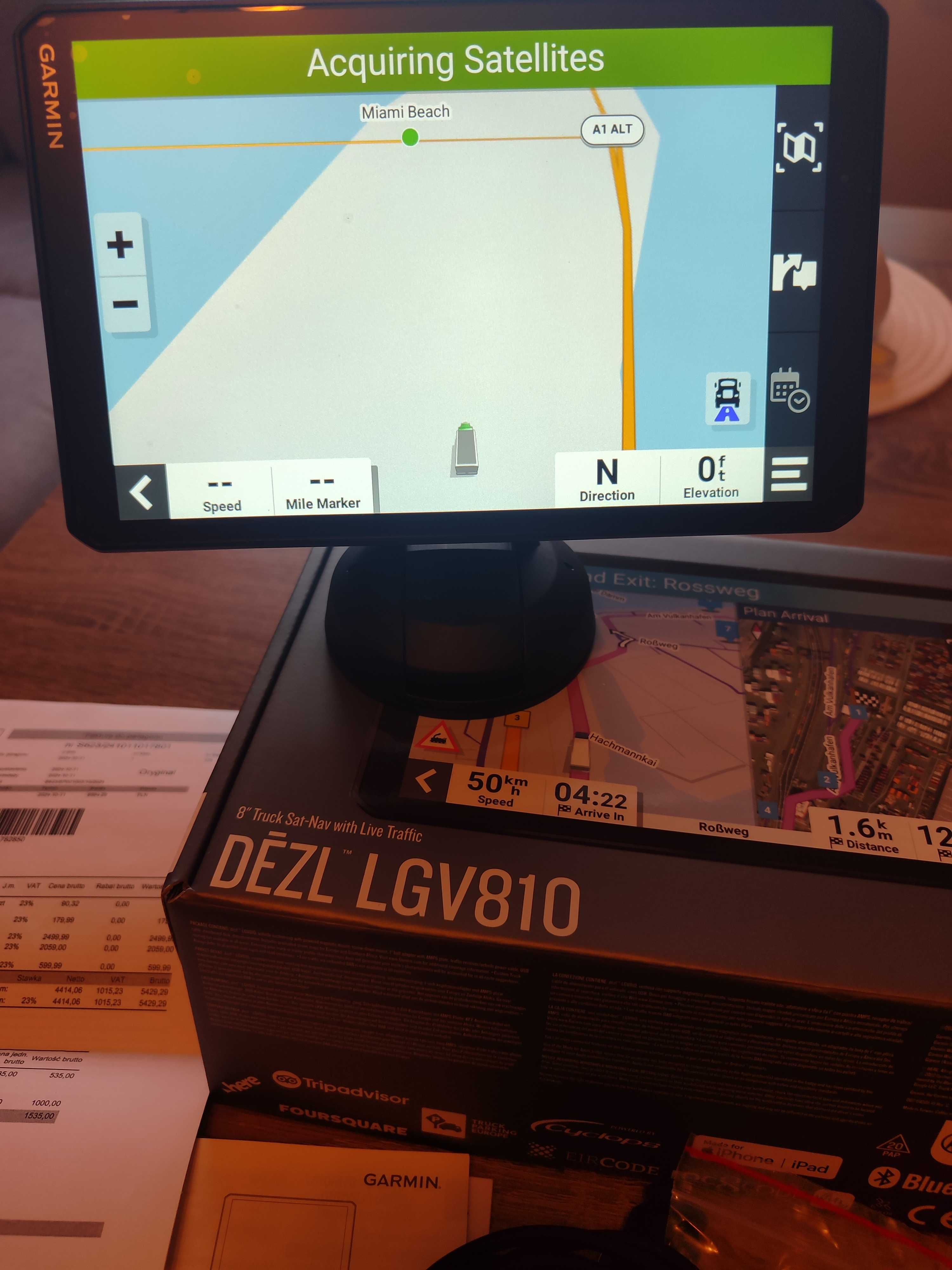 GARMIN DEZL LGV810 - gwarancja długo, doposażona