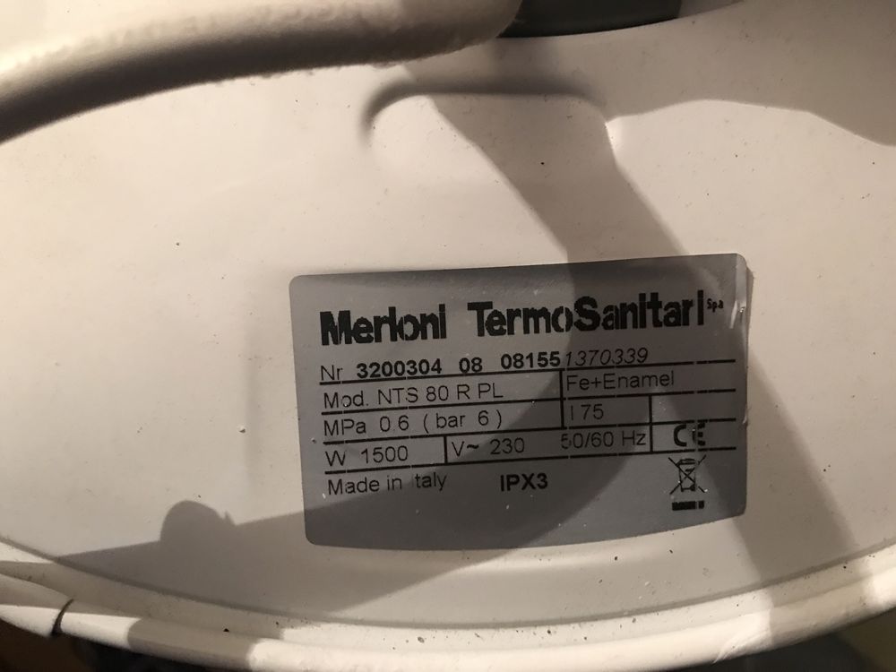 Elektryczny ogrzewacz wody Merloni 75l 1500W