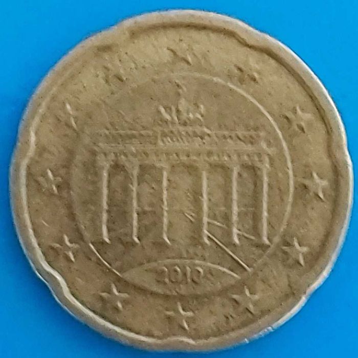 20 Cêntimos de 2010 Letra J,  da Alemanha