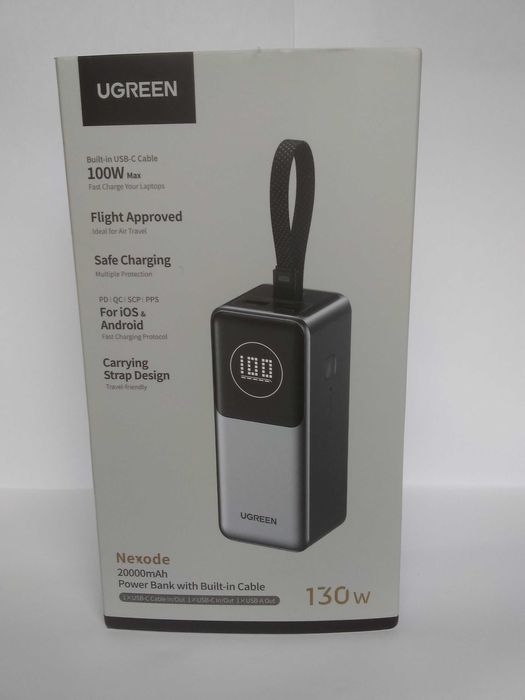 Повербанк UGREEN Nexode 130Вт  20000mAh