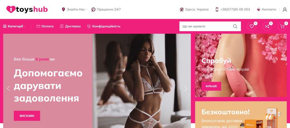 Готовий бізнес. Інтернет магазин "ІНТИМ" + постачальник (дропшипінг)