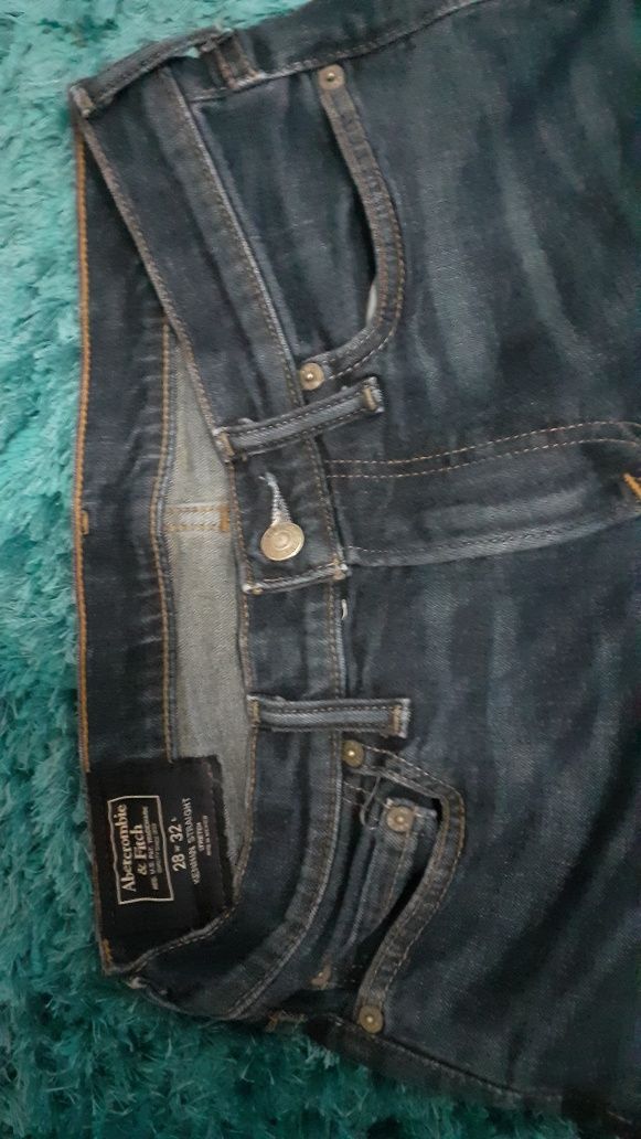 "Abercrombie & Fitch", jeansy z USA, rozm.  28W/32L