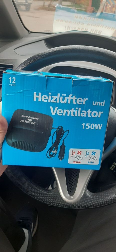 Автомобільний обігрівач Auto Heater Fan 12V, автопечка, обдув, автофен