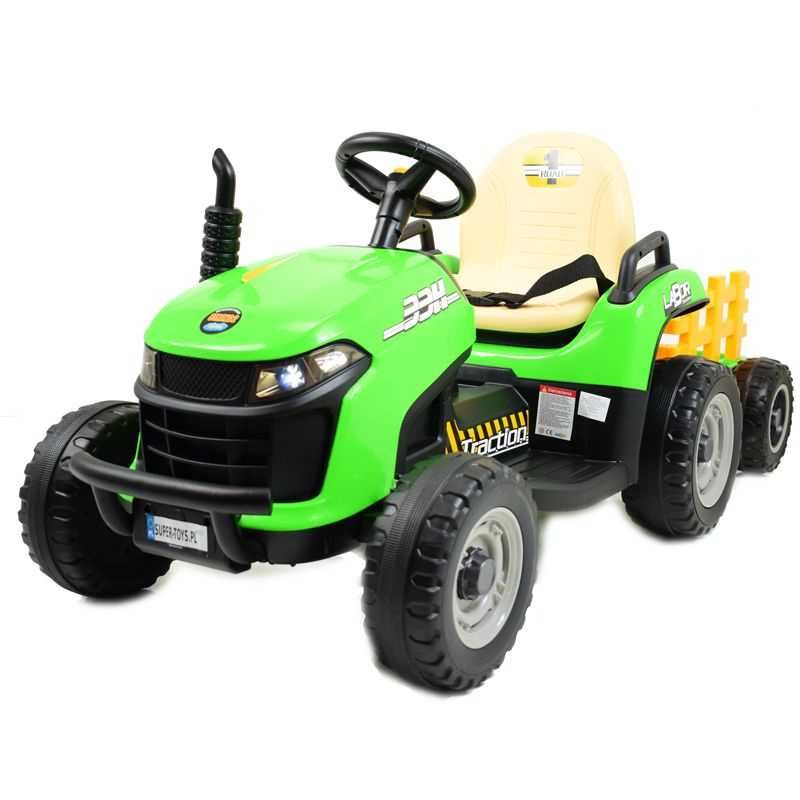 Autko SUPER TRAKTOR LABOR z przyczepką i kiprem akumulator pojazd