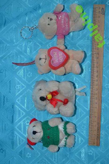 Колекційні іграшки Мішок Тедді Teddy bear за 4шт компанія міцна дружба